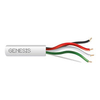 Genesis 31035812 22/4 Solid Unshielded Cable, Plenum, CMP, FT6, 250' (76.2 m) Speed Bag, Natural