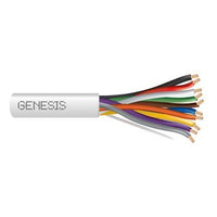 Genesis 31181012 18/10 Stranded Unshielded Cable, Plenum, CMP, FT6, 1000' (304.8 m) Reel, Natural