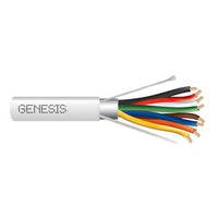 Genesis 32171012 18/8 Stranded Shielded Cable, Plenum, CMP, FT6, 1000' (304.8 m) Reel, Natural