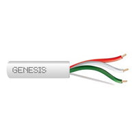 Genesis 47614812 18/3 Solid Unshielded Thermostat Cable, Plenum, CL2P, 500' (152.4 m) x 4 Reels, Natural