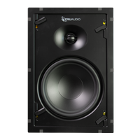 TruAudio WP-8 8" In-Wall Speaker, White Poly Woofer