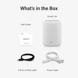 WiiM Sound Lite Smart Speaker, Hi-Res Wi-Fi 6E, White (SPK002-WHITE)