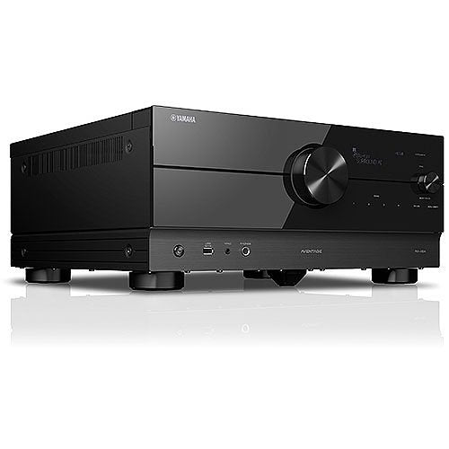 Yamaha RX-A6ABL AVENTAGE 8K 9.2-Channel HDMI AV Receiver with MusicCast