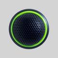 Shure MX395B/O-LED Microphone, Omni-Directional, 5', Black