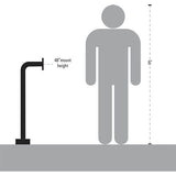 Pedestal Pro 48-9C 48 Gooseneck Pedesta