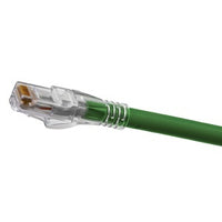 Hubbell HC6AGN60 CAT6A Slim Patch Cord, Ascent, 60', Green