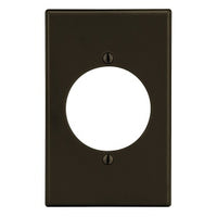 Hubbell P724 1-Gang Wall Plate With 2.15" Opening, Black