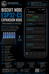 Biscuit ESP32-C5 Expansion Node | Preloaded & Tested | STS Collective