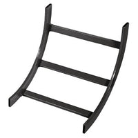 Hubbell HLI1890B NEXTFRAME Ladder Rack, Inside Radius, 18", Black