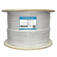 Vertical Cable 065-707/A/P/WH CAT6A Plenum Cable - 1000ft (White)
