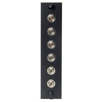 Hubbell FSPNFC6 Fiber Adapter Panel, 6-Position, FC Simplex