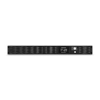CyberPower PR1000LCDRT1U Smart App Sinewave Series 7-Outlet Rack/Tower Line Interactive UPS with LCD Panel, 1000VA 800W, NEMA 5-15P 10' Cord, PowerPanel Business Edition
