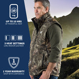 Colorado Men’s Heated Hunting Vest - Available in Mossy Oak® and Real Tree®
