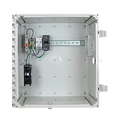 STI EP242410-T5 EnviroArmour Polycarbonate, NEMA 3R Filter Fan, Filter Vent, Power Distribution, Tinted
