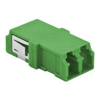 Hubbell FANLCDSC6GN LC Duplex Fiber Adapter, Snap-Fit, Green, 6-Piece