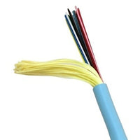 Hubbell HFCD1006R3 Series Indoor Tight Buffer Distribution, 6-Strand, CMR, OM3, MM, Blue Jacket