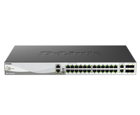 D-Link DMS-3130-30TS DMS Series 30‑Port Layer 3 Stackable Multi‑Gigabit Managed Switch with 2 x 10GBASE‑T and 4 x 25G SFP28 Uplinks