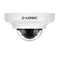 3xLOGIC VX-5M28-MD-IAW-X VISIX 5MP Indoor / Outdoor Vandal-Proof Mini Dome Camera with 2.8mm Fixed Lens, White