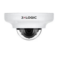 3xLOGIC VX-5M28-MD-IAW-X VISIX 5MP Indoor / Outdoor Vandal-Proof Mini Dome Camera with 2.8mm Fixed Lens, White