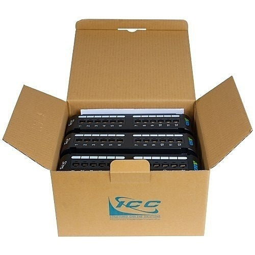 ICC ICMPP125EV 12-Port CAT5e Vertical Patch Panel, 6-Pack