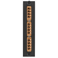 Hubbell FSPLCQM3OR Fiber Optic Patch Panel