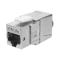 Vertical Cable 352-V2705/GY/25 CAT6 Data Grade Keystone Jack, Gray, 25-Pack