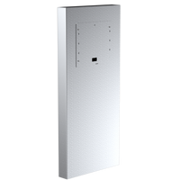Pedestal Pro MX-SS-21S 54" Stainless Pedestal - ButterflyMX 21" Surface Video Intercom