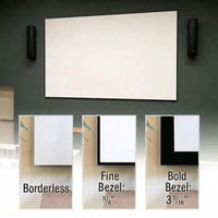Draper 256211 StyleLine Fixed Projection Screen, 119" Diagonal, HDTV, Matt White