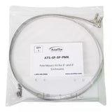 AccelTex ATS-00466 Pole Mount Kit for 6" and 8" Wide Polycarbonate Enclosures