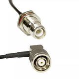 AccelTex ATS-00034 100 Series RPTNC BH Jack to RA RPTNC Plug 18 inch Cable Assembly