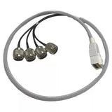 AccelTex ATS-00015 100 Series 4 Port DART to N-Style Plug 10 in Cable Assembly