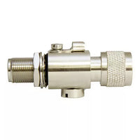 AccelTex ATS-00950 Lightning Arrestor, N-Style Bulkhead Jack to N-Style Plug