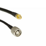 AccelTex ATS-00385 195 Series RPSMA Jack to RPTNC Plug 3 ft Cable Assembly