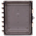 AccelTex ATS-00044 10x8x4 Nonconfigured Polycarbonate Enclosure with Clear Door and Latch Lock