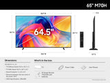 Samsung UN65M70HAFXZA 65" M70H Series 4K UHD Mini-LED Smart TV