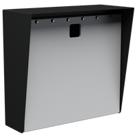 Pedestal Pro XBUT-HD002C 13.5x13 Steel Hood (Shielded) - ButterflyMX 12" Surface Video Intercom