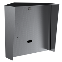 Pedestal Pro XBUT-HG004S 14x14 Stainless Wedge Housing - ButterflyMX 12" Surface Video Intercom