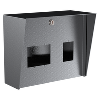 Pedestal Pro XPRO-HG002S 12x10 Stainless Housing - Single Gang & Double Gang