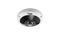 IDIS DC-Y6C16WRX-W 12MP Vandal-Resistant IR Fisheye Camera, 1.36mm Lens, IK10 / IP67