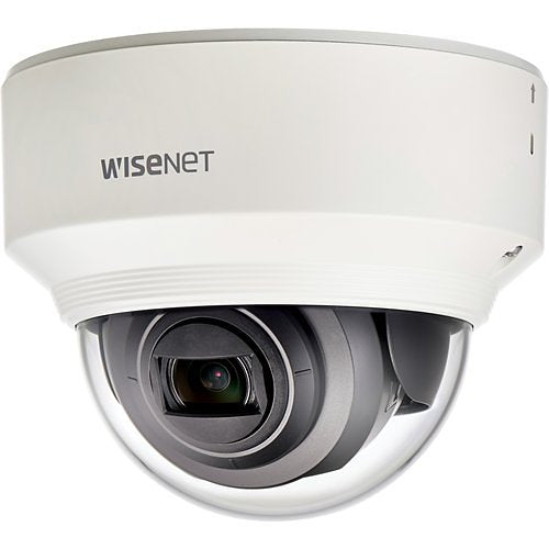 Hanwha XND-6080V Wisenet X-Series 2MP Indoor Vandal Dome Camera, 2.8-12mm Varifocal Lens, Ivory