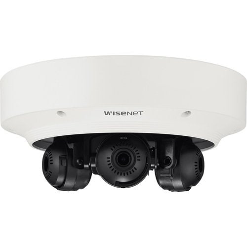 Hanwha PNM-8082VT Wisenet P-Series 2MP 3-Channel Multi-Directional Camera, 3-6mm Varifocal Lenses, White