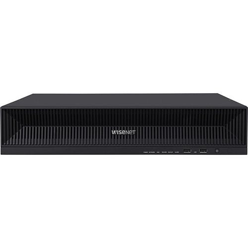 Hanwha XRN-1620SB1 Wisenet X-Series 4K 16-Channel H.265 PoE+ NVR with AI Search, 140Mbps, 8TB HDD, Black