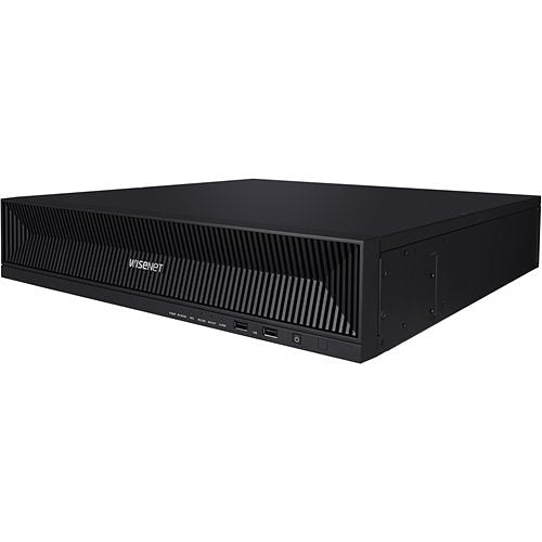 Hanwha XRN-1620SB1 Wisenet X-Series 4K 16-Channel H.265 PoE+ NVR with AI Search, 140Mbps, 8TB HDD, Black