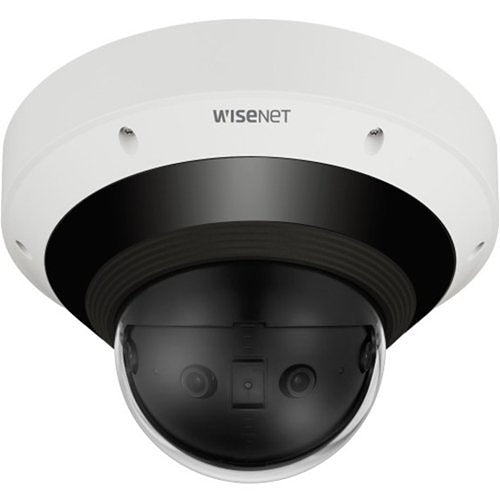 Hanwha PNM-9031RV Wisenet P-Series 15MP IR Panoramic Vandal Dome Camera, 4.3mm Fixed Lenses, White (Replaces PNM-9030V)