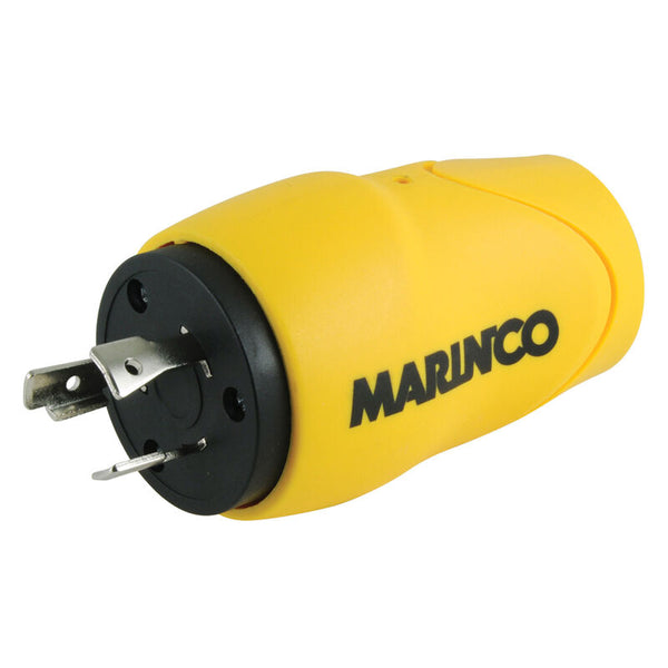 MARINCO 12998308 Straight Adapter, 20A 125V Male to 15A 125V Female