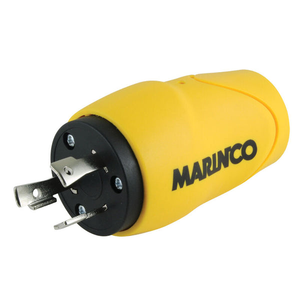 MARINCO 12998316  Straight Adapter, 30A 125V Male to 15A 125V Female