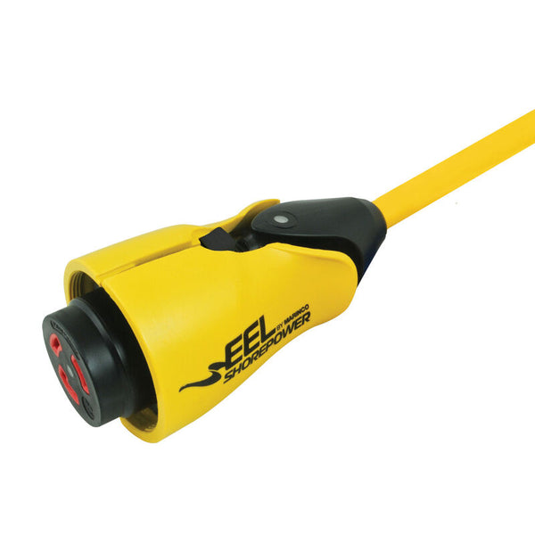 MARINCO 12998480 50' EEL ShorePower Cordset, 30A 125V, Yellow