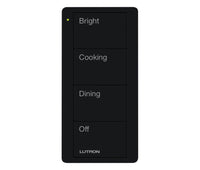 Lutron PJ2-4B-GBL-P02 Pico 4-Button Kitchen Keypad - (Black | Gloss)