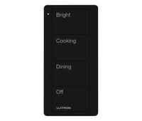Lutron PJ2-4B-TMN-P02 Pico 4-Button Kitchen Keypad - (Midnight | Satin)
