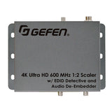 Gefen EXT-UHD600A-12-DS UHD 4K 600 MHz 1:2 Scaler with EDID Detective & Audio De-Embedder